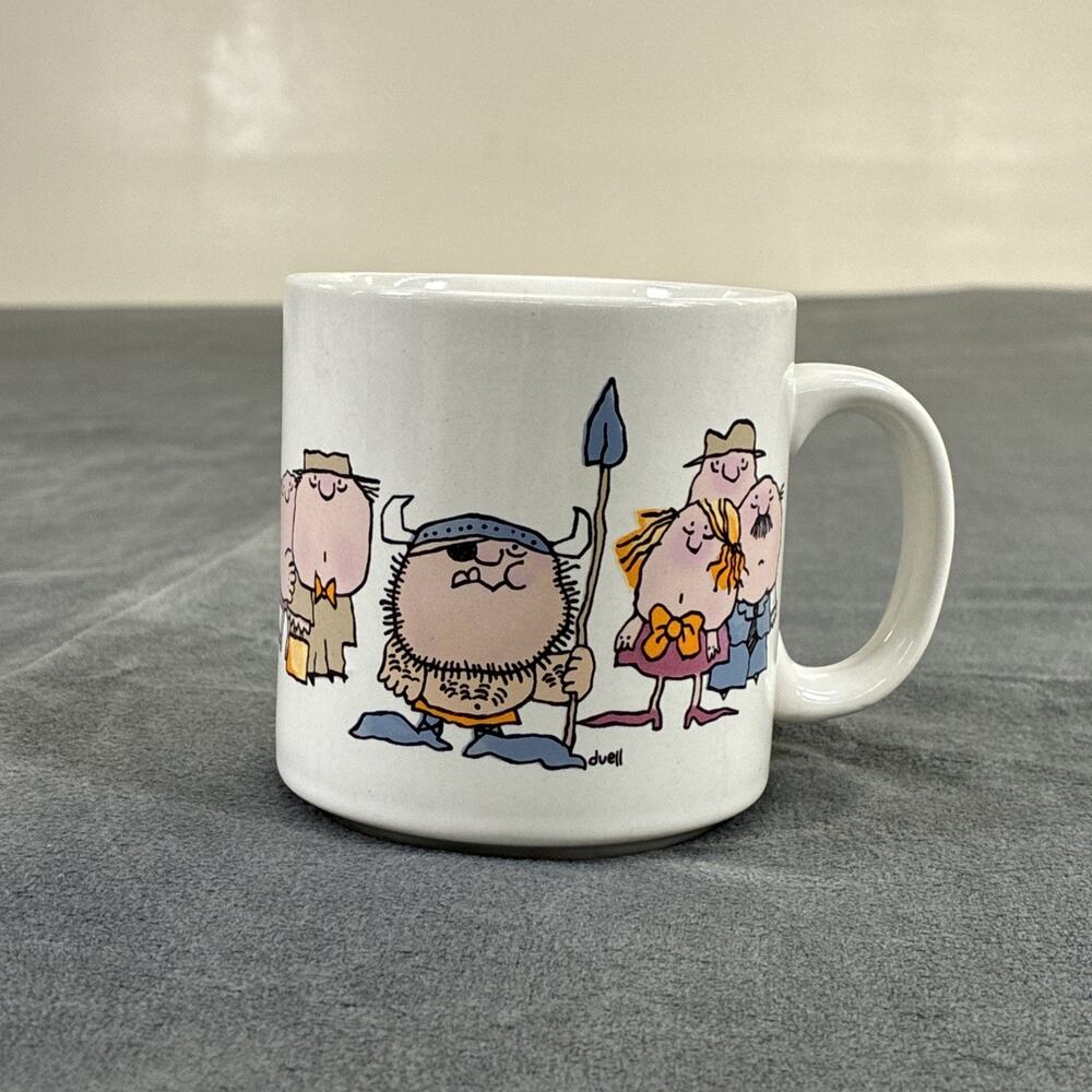 Vintage 1985 You're HUN In A Million Cartoon Ceramic Coffee Mug by Current Chrty